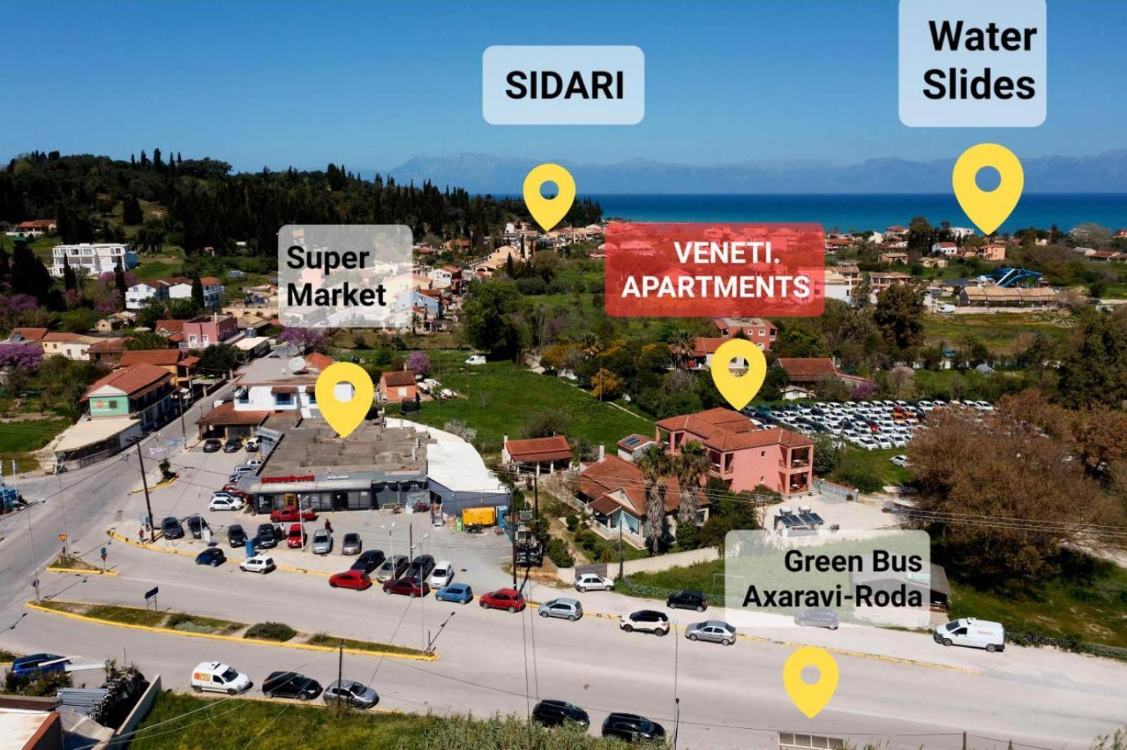 Veneti Apartments Sidari  Luaran gambar